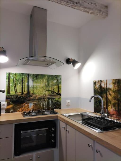 Logement Entier 3 Pieces Et Terrasse Mazieres-en-Gatine 外观 照片